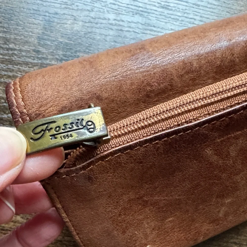 VTG Fossil Genuine Leather Wallet SOFT! - Picture 8 of 11